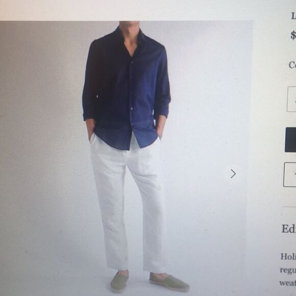 VILEBREQUIN LOGO EMBROIDERED VOILE SHIRT - Picture 6 of 10